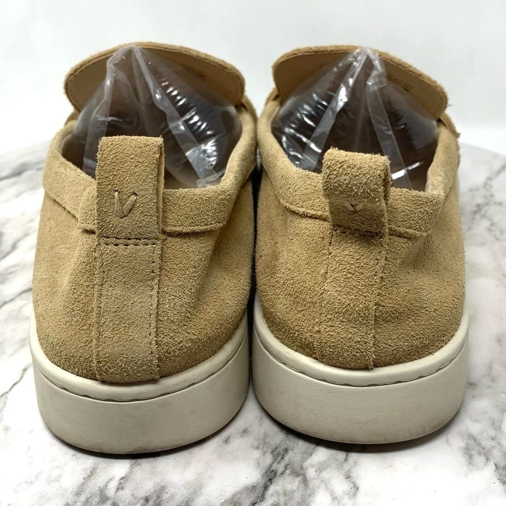 Vionic Uptown Hybrid Sand Suede Lug Sole Comfort Loafers 9 Classic Preppy Sporty - Picture 5 of 15